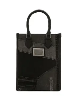 Джинсовая мини-сумка с логотипом Dolce & Gabbana, черный 20044082 | черный