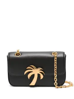 Palm Angels Palm Bridge leather crossbody bag 20204706