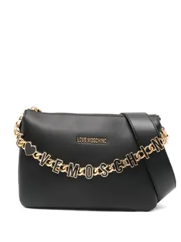 Сумка-тоут с цепочкой Love Moschino, черный 30985329 | черный