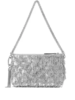 Мини-сумка на плечо Callie Jimmy Choo, серебяный 30191872 | серебристый