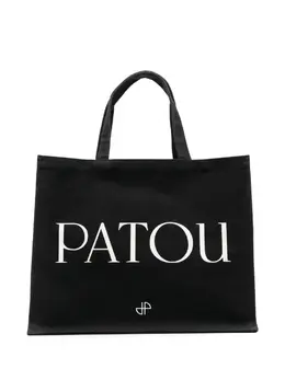Patou Patou canvas tote bag 18235042