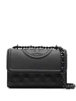 Маленькая сумка на плечо Fleming Matte Tory Burch, черный 18021721 | черный