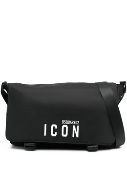 Сумка на плечо Icon с логотипом Dsquared2, черный 18965166 | черный