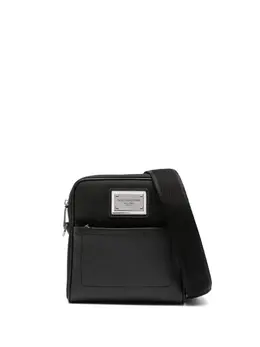 Dolce & Gabbana logo-plaque zip-fastening messenger bag 22056056