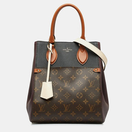 Louis Vuitton: Коричневая сумка-шоппер 