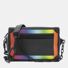 Louis Vuitton Soft Trunk Mini Rainbow Taiga Leather Shoulder Bag 1173914