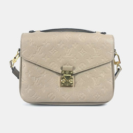Louis Vuitton Pochette Metis Tourterelle Beige Monogram Empreinte Leather Shoulder Bag 1173920