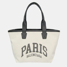 Balenciaga: Чёрная сумка-шоппер 