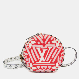 Louis Vuitton Boite Chapeau Souple Shoulder Bag Blanc Rouge 1182458