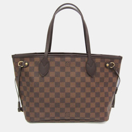 Louis Vuitton Neverfull PM Damier Ebene Coated Canvas Tote Bag 1186953