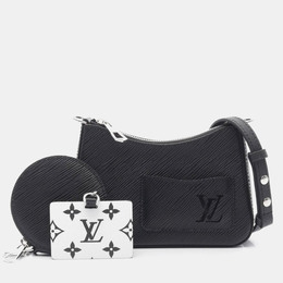 Louis Vuitton: Чёрная сумка  Épi