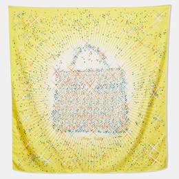 Hermes: Жёлтый шарф  Kelly