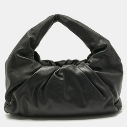 Bottega Veneta Black Leather Medium The Shoulder Pouch Bag 1189308