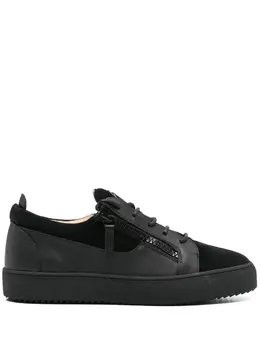 Giuseppe Zanotti Frankie double-zip low-top sneakers 27334922