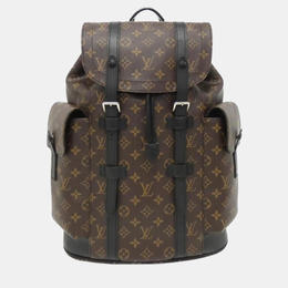 Louis Vuitton Christopher MM Monogram Macassar Coated Canvas Backpack 1192033