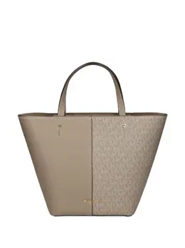 Средняя двухцветная сумка-тоут Flora Michael Kors, нейтральный 30684266 | нейтральные цвета