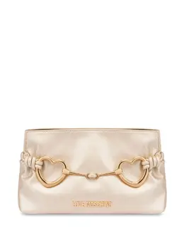 Сумка через плечо с декором в форме сердца Love Moschino, розовый 26635147 | розовый