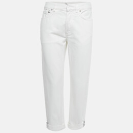 Dior: Белые джинсы 