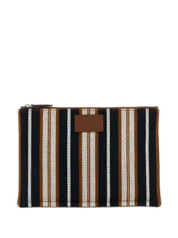 Fendi striped clutch bag 31028747