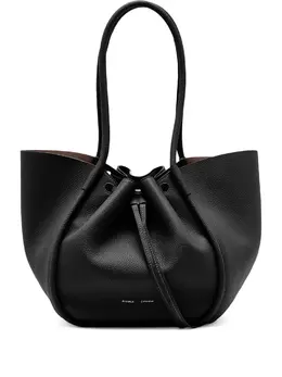 Большая сумка-тоут со сборками Proenza Schouler, черный 30145088 | черный