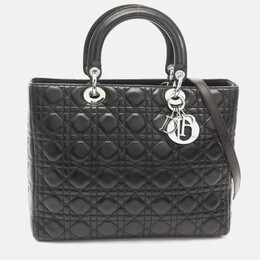 Dior: Чёрная сумка 