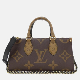 Louis Vuitton Monogram Reverse On The Go EW Brown Shoulder Bag 1199205