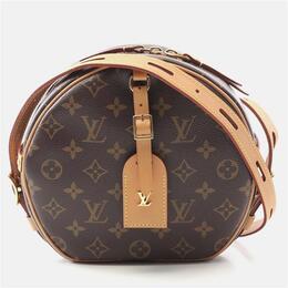 Louis Vuitton Boite Chapeau Souple MM Shoulder Bag Coated Canvas And Leather Monogram Brown 1202239
