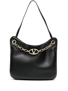 Сумка на плечо с цепочкой и логотипом VLogo Signature Valentino Garavani, черный 22687131 | черный