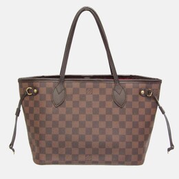 Louis Vuitton Neverfull PM Damier Ebene Coated Canvas Tote Bag 1203950