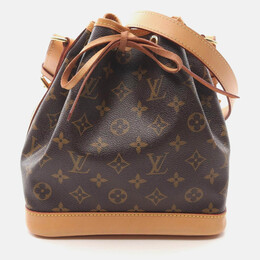 Louis Vuitton Noe Bb Shoulder Bag Coated Canvas Leather Monogram Brown 1210236