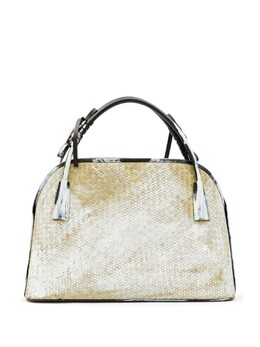 Сумка-тоут Maison Margiela с брызгами краски, бежевый sb2wc0002p6756 | бежевый