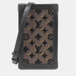 Louis Vuitton Black/Brown Monogram Tuftage Vertical Soft Trunk Shoulder Bag 1218484