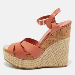 Jimmy Choo: Коричневые сандалии 