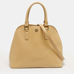 Tory Burch Cream Leather Robinson Dome Bag 1221012