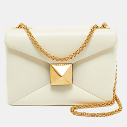 Valentino: Белая сумка  ONE STUD