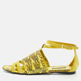 Roberto Cavalli: Жёлтые сандалии 