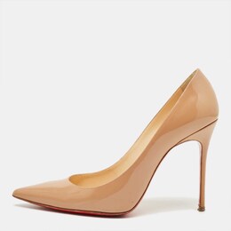 Christian Louboutin: Бежевые туфли 