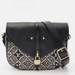 Louis Vuitton Neo Saumur Mm Since 1854 Shoulder Bag Canvas And Leather With Monogram Jacquard Black White 1228952