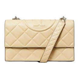 Сумка кроссбод Fleming Leather среднего размера, женская, ванильно-белая Tory Burch 164799-700