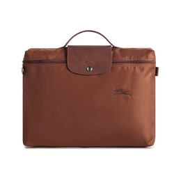 Сумка Le Pliage Green Recycled Canvas с кожаной отделкой, мужская коричневая Longchamp 2182919504 | brown