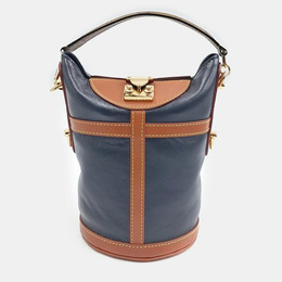 Louis Vuitton: Голубая спортивная сумка 