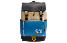 Рюкзак из ткани Coach Regular Мужской Синий Черный ch116-qbvfg