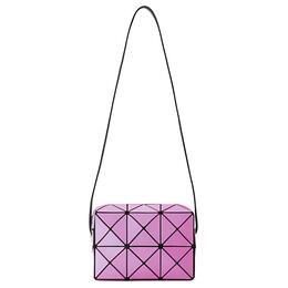 Квадратная сумка-мессенджер из ПВХ унисекс малинового цвета Issey Miyake bb36-ag801-23