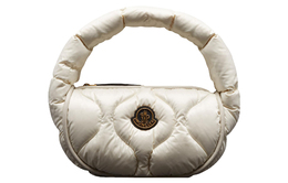 Сумка-полумесяц из ткани, женская белая наплечная сумка Moncler i109b5c00001m2974034