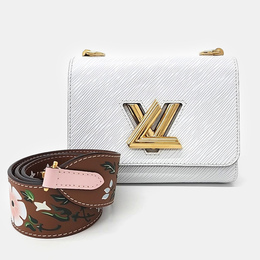 Louis Vuitton White Epi Leather Twist PM Shoulder Bag 1125564