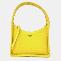 Fendi Yellow Leather Fendessence Mini Hobo Bag 1125540