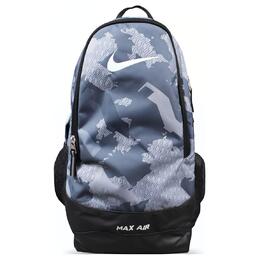 Полиэстеровый рюкзак обычный унисекс черный/синий Nike bz9696-457