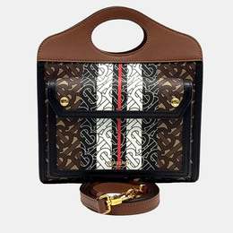 Burberry: Многоцветная сумка  Pocket