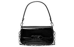 Michael Kors МИХАЭЛЬ КОРС ПАРКЕР Патентная кожа, Кожаная сумка кроссбоди, Женская черная сумка через плечо 30r3t7pc2l-001