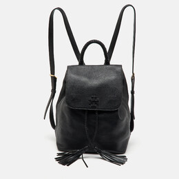 Tory Burch: Чёрный рюкзак 